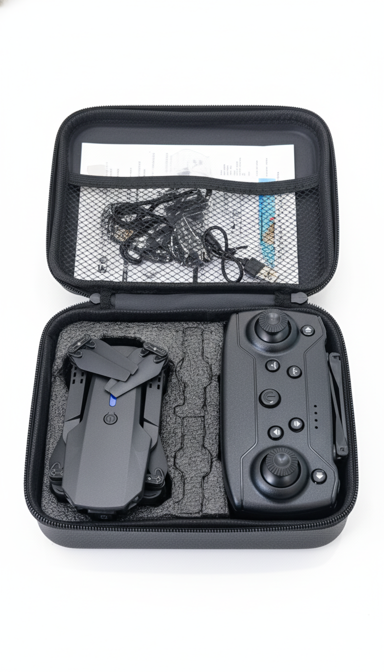 E88 Pro Drone -  Intelligent Remote Control SMART DRONE - Black