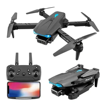 E88 Dual-camera Intelligent Remote Control SMART DRONE - Black